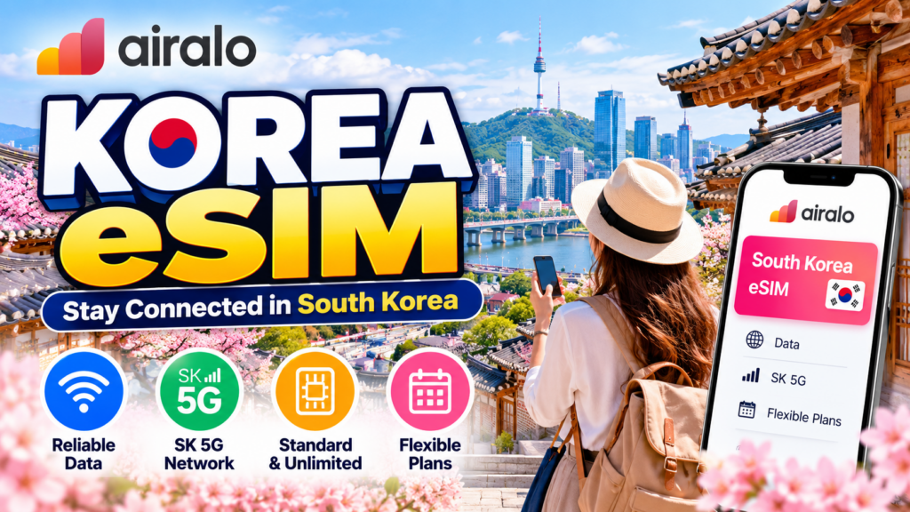 Korea eSIM for Tourists｜Airalo South Korea Data Plans from $4 숙소 사진