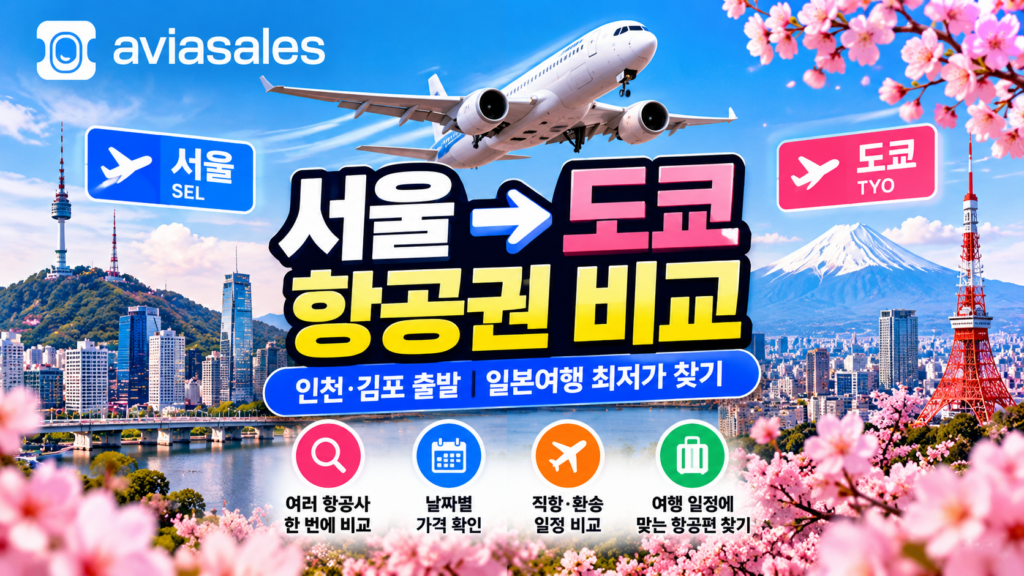 서울 도쿄 항공권 비교｜인천·김포 출발 일본여행 저렴한 항공권 찾기 숙소 사진